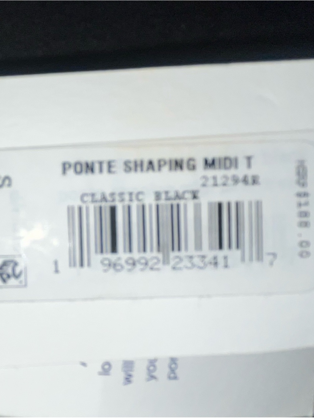 NWT Spanx Ponte Shaping midi black dress - Picture 2 of 3